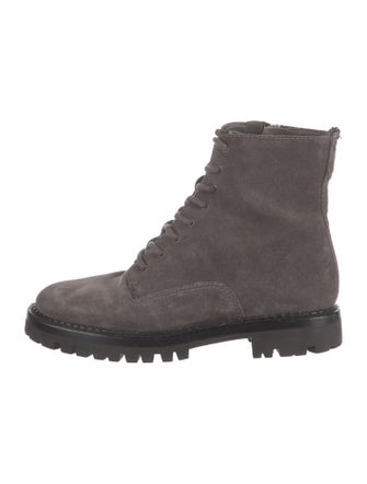 Vince Suede Combat Boots