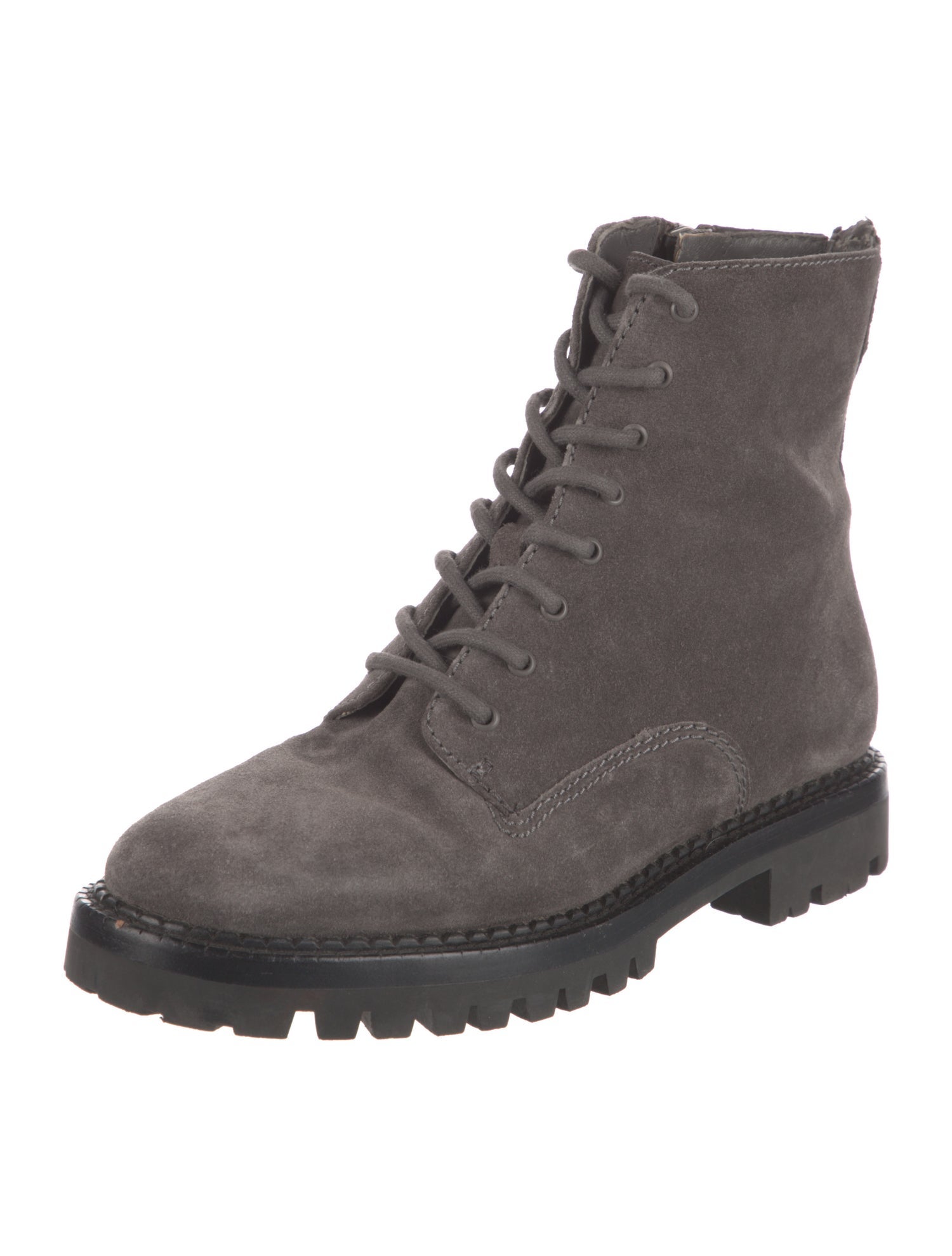 Vince Suede Combat Boots