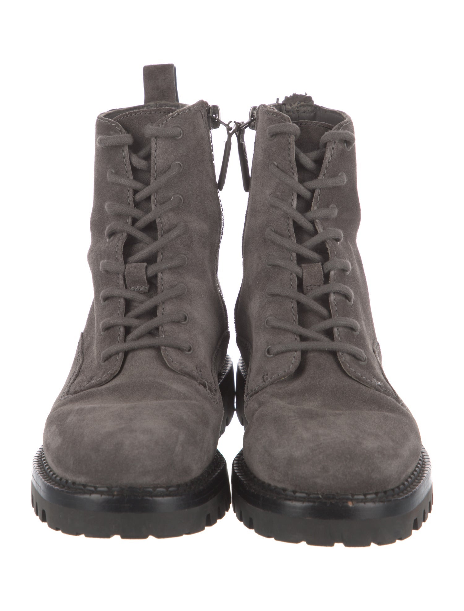Vince Suede Combat Boots