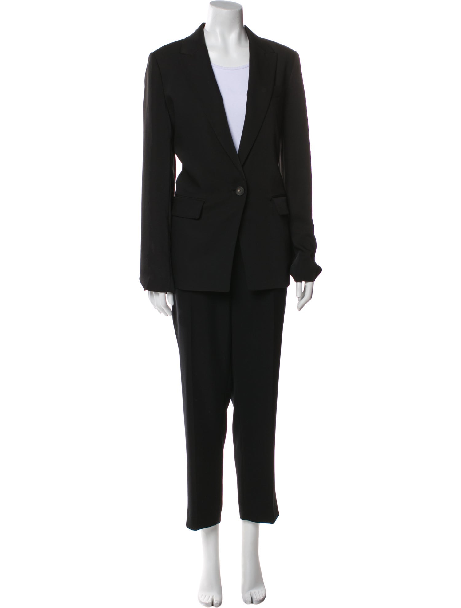 Vince Printed Pleated Accents Pantsuit