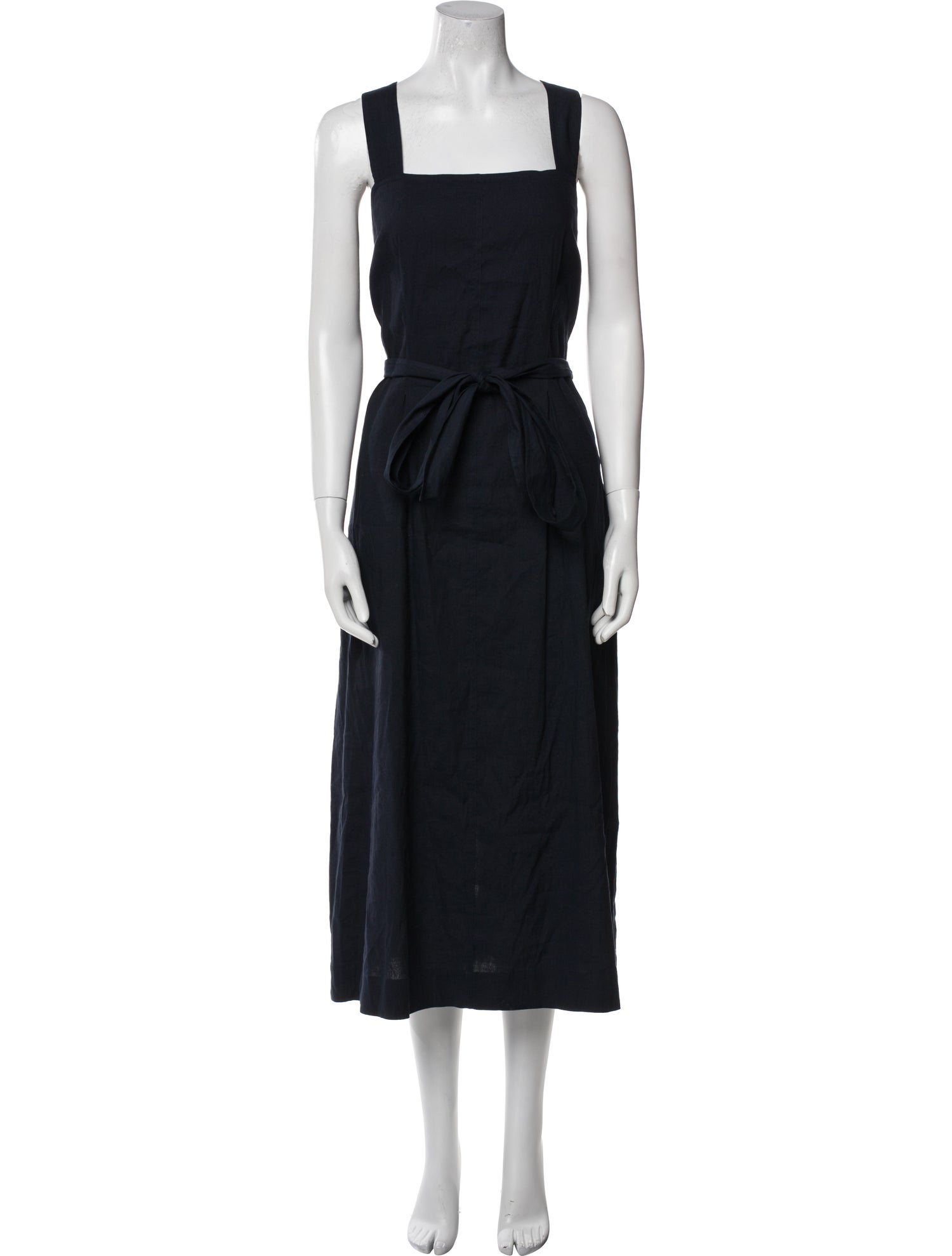 Vince Square Neckline Long Dress