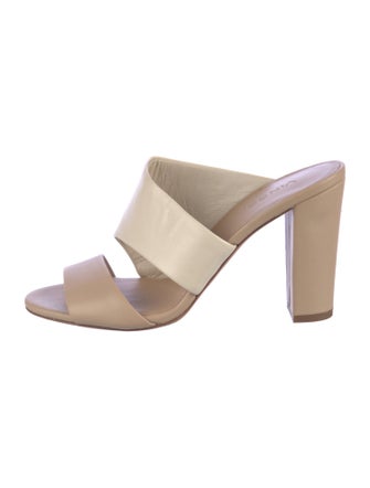 Vince Leather Slides