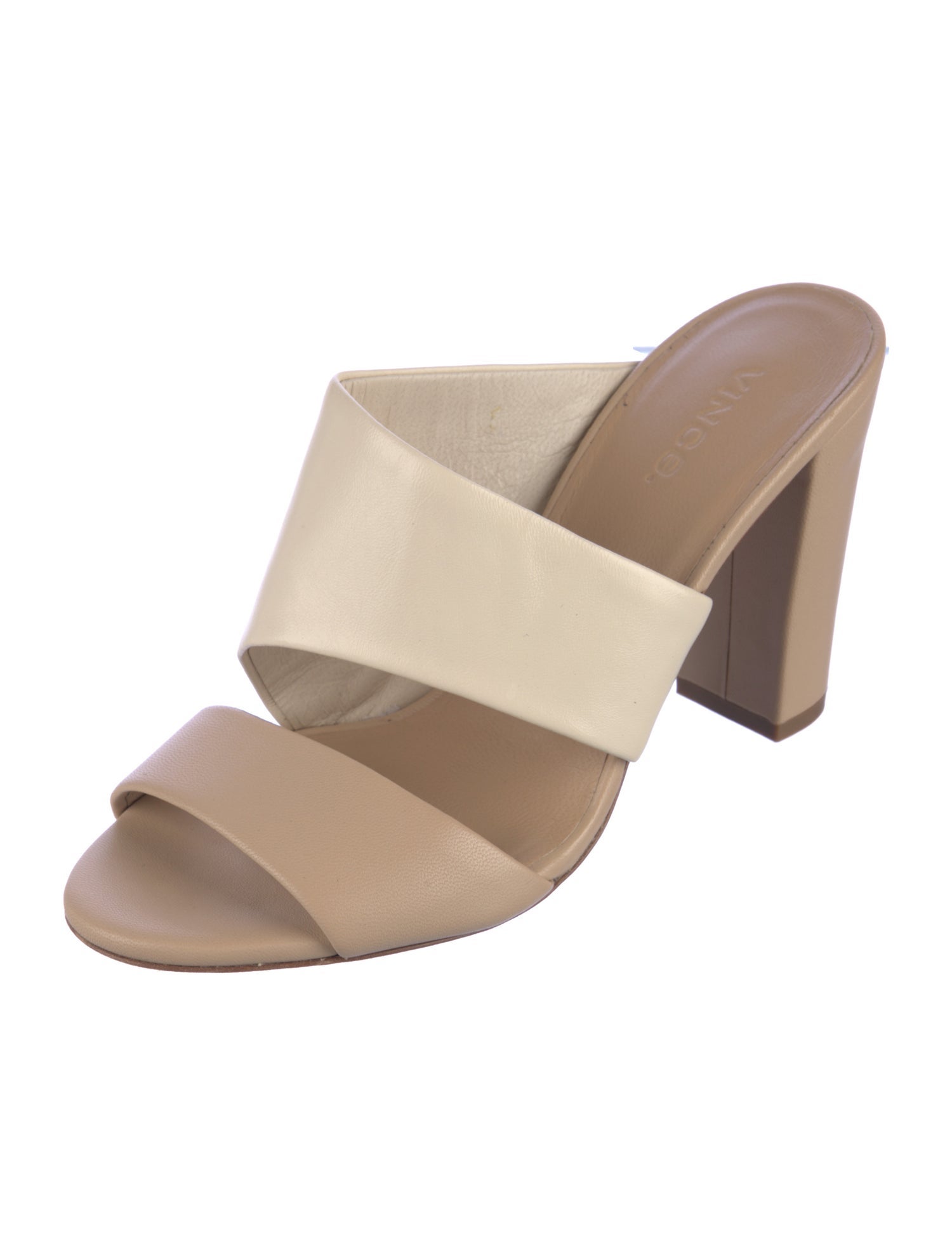 Vince Leather Slides