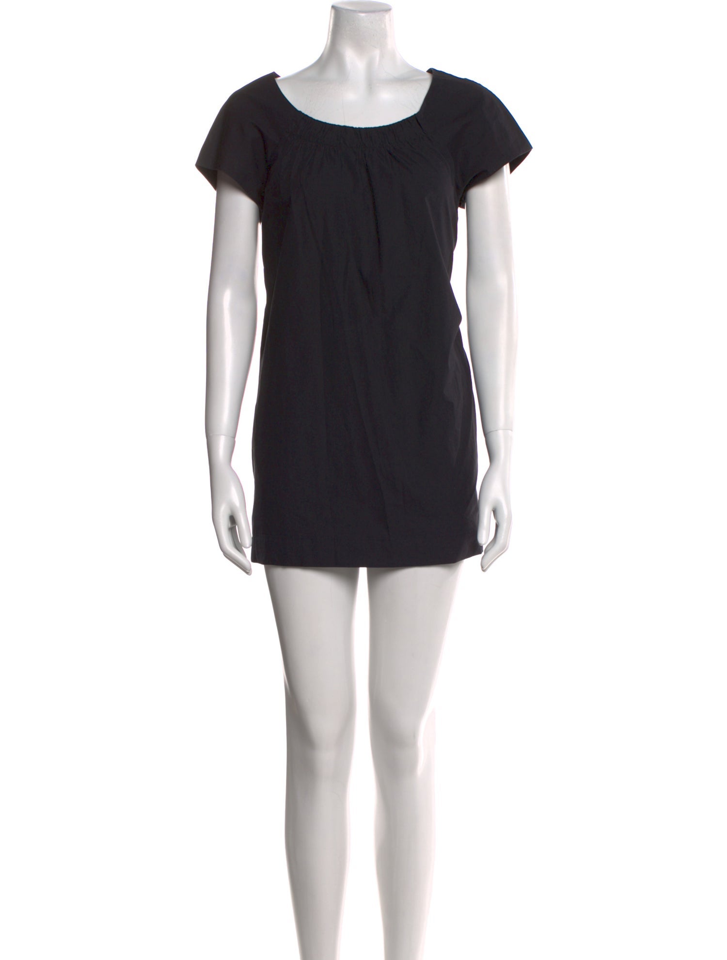 Vince Scoop Neck Mini Dress