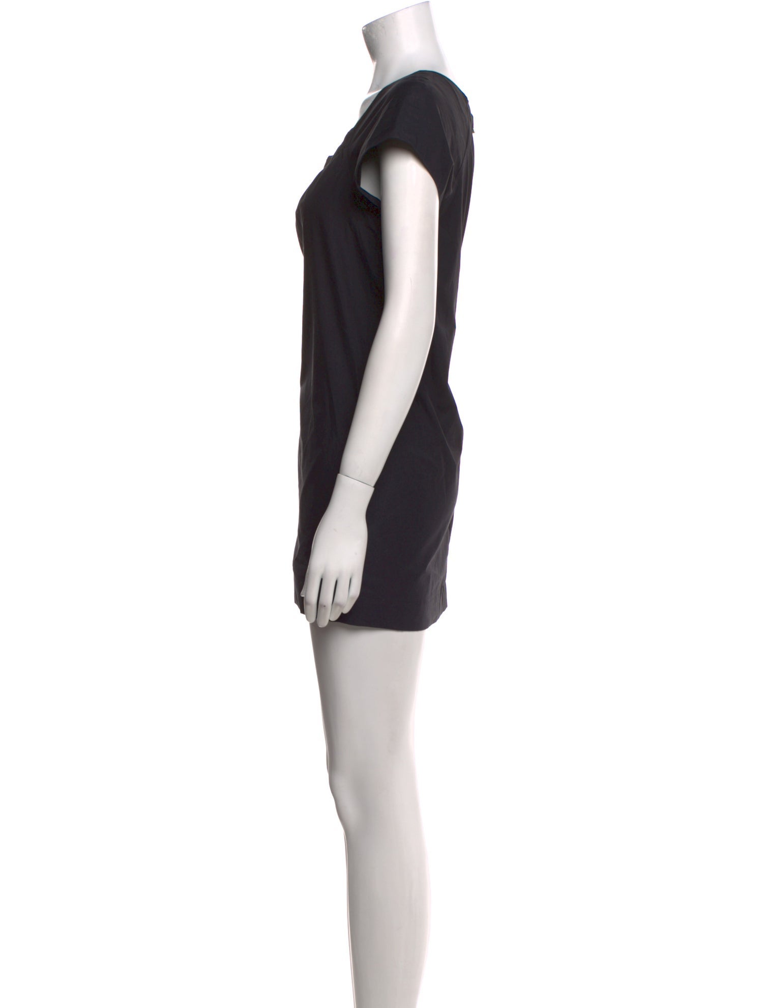 Vince Scoop Neck Mini Dress