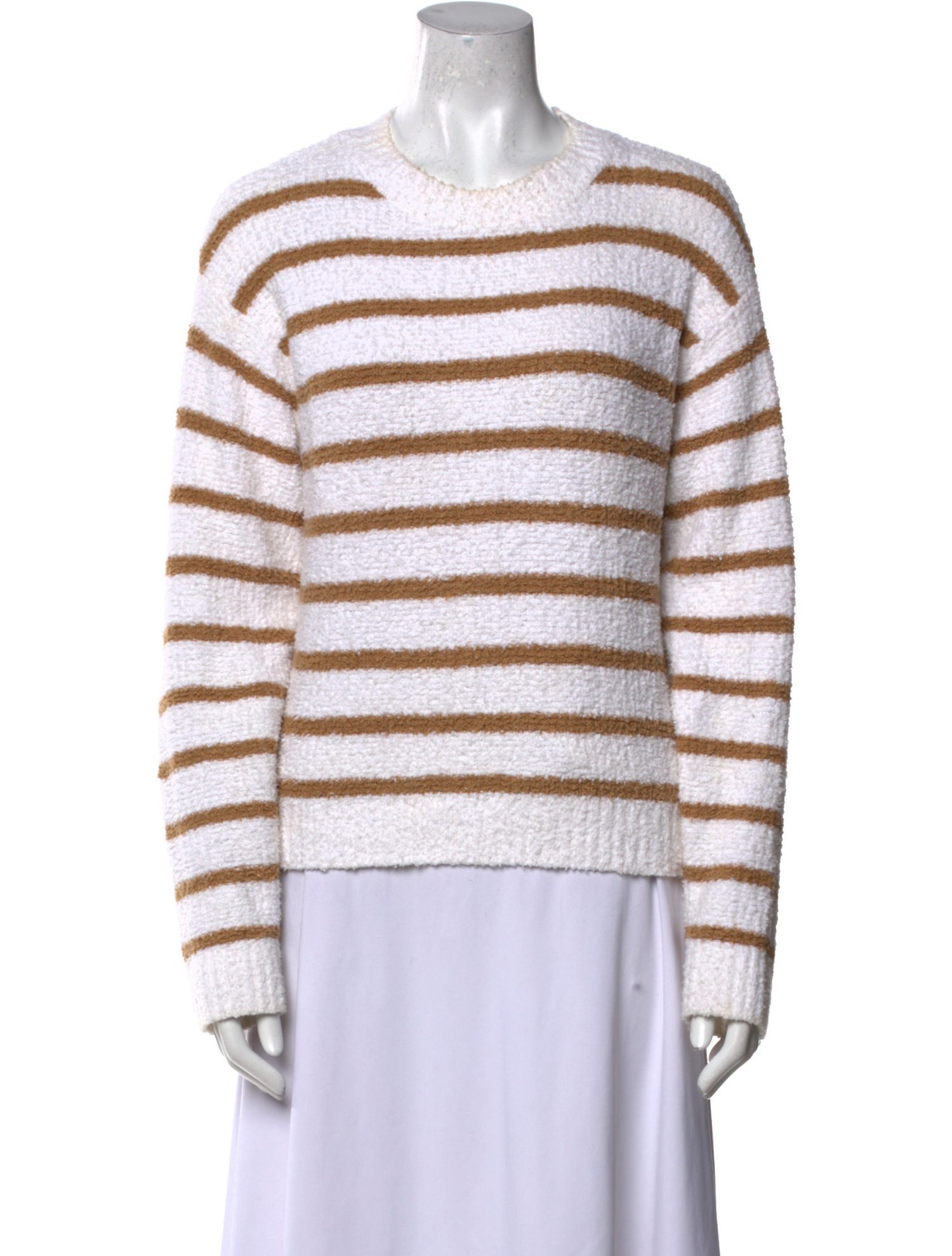 Vince Striped Crew Neck Sweater