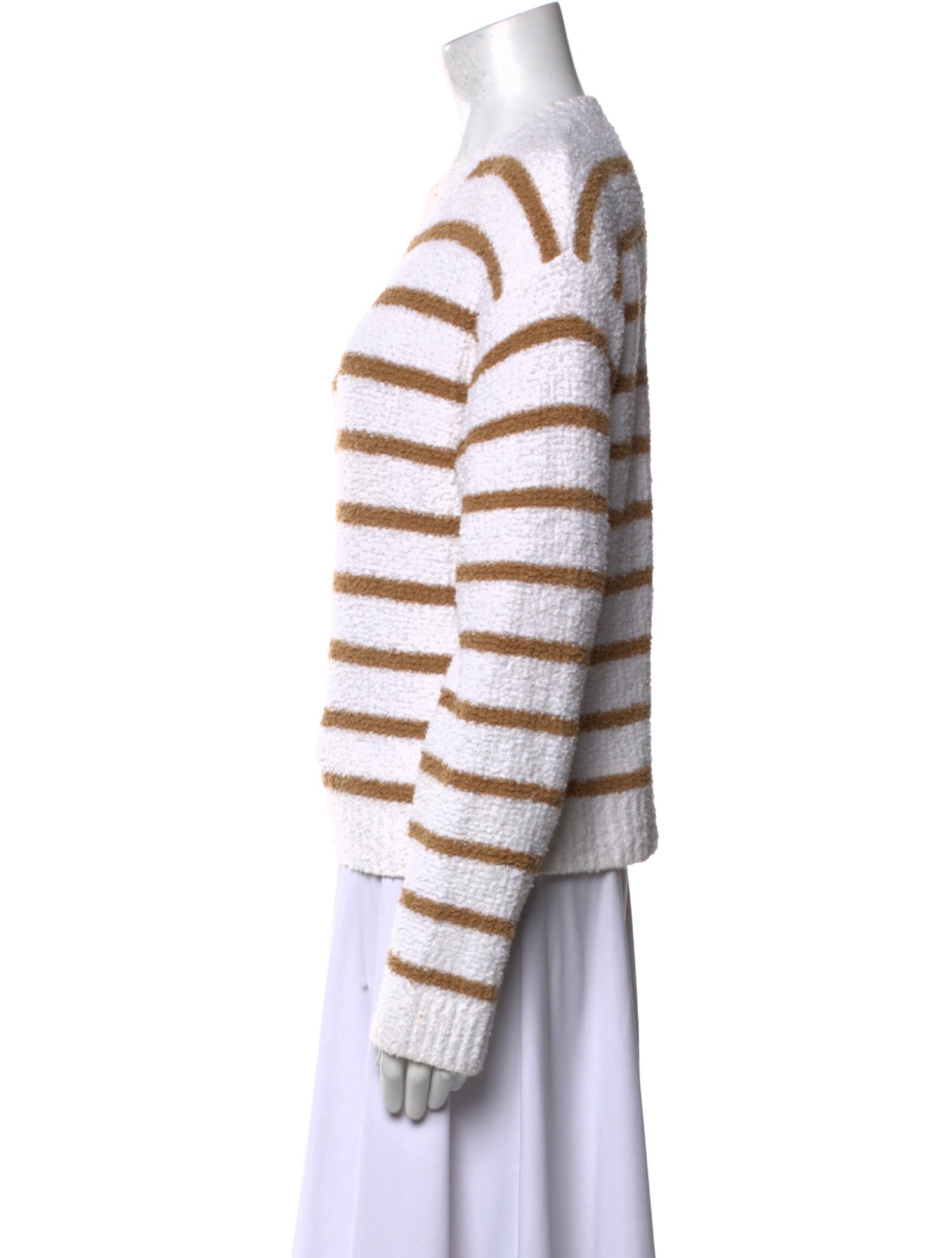 Vince Striped Crew Neck Sweater