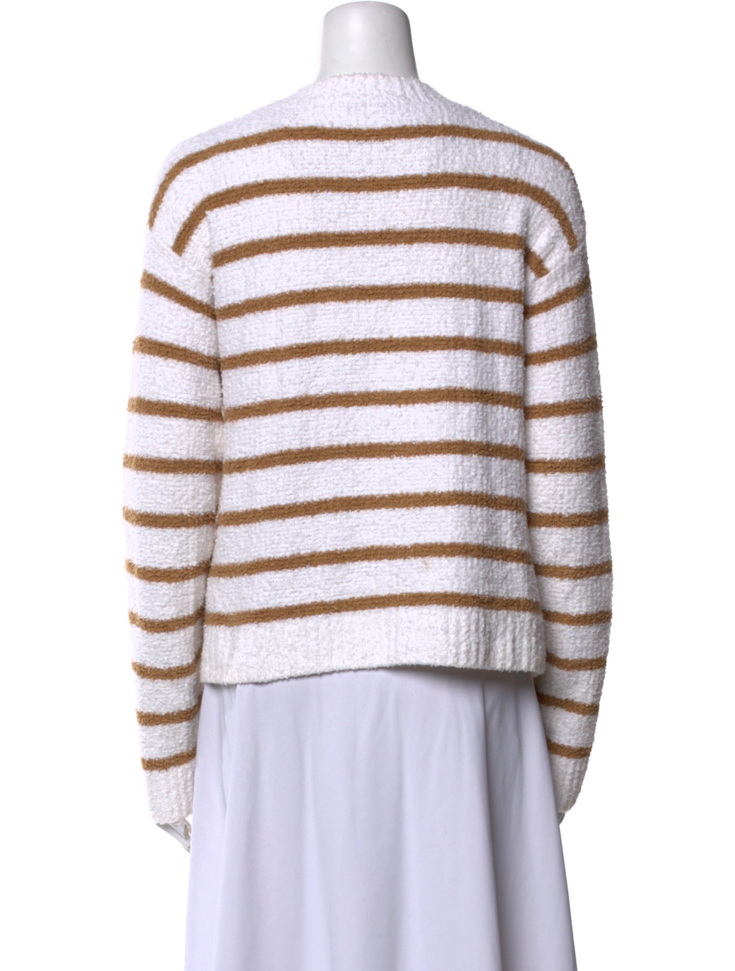 Vince Striped Crew Neck Sweater