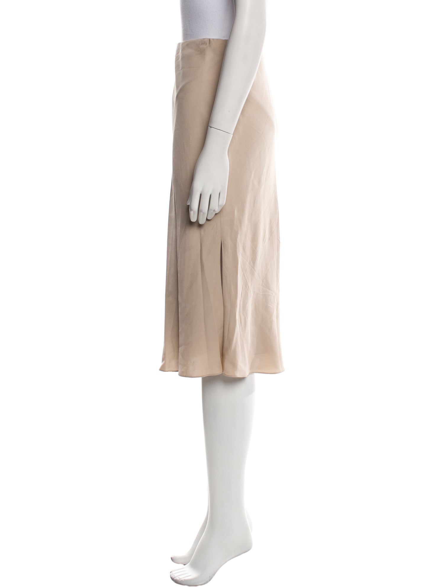 Vince Silk Knee-Length Skirt