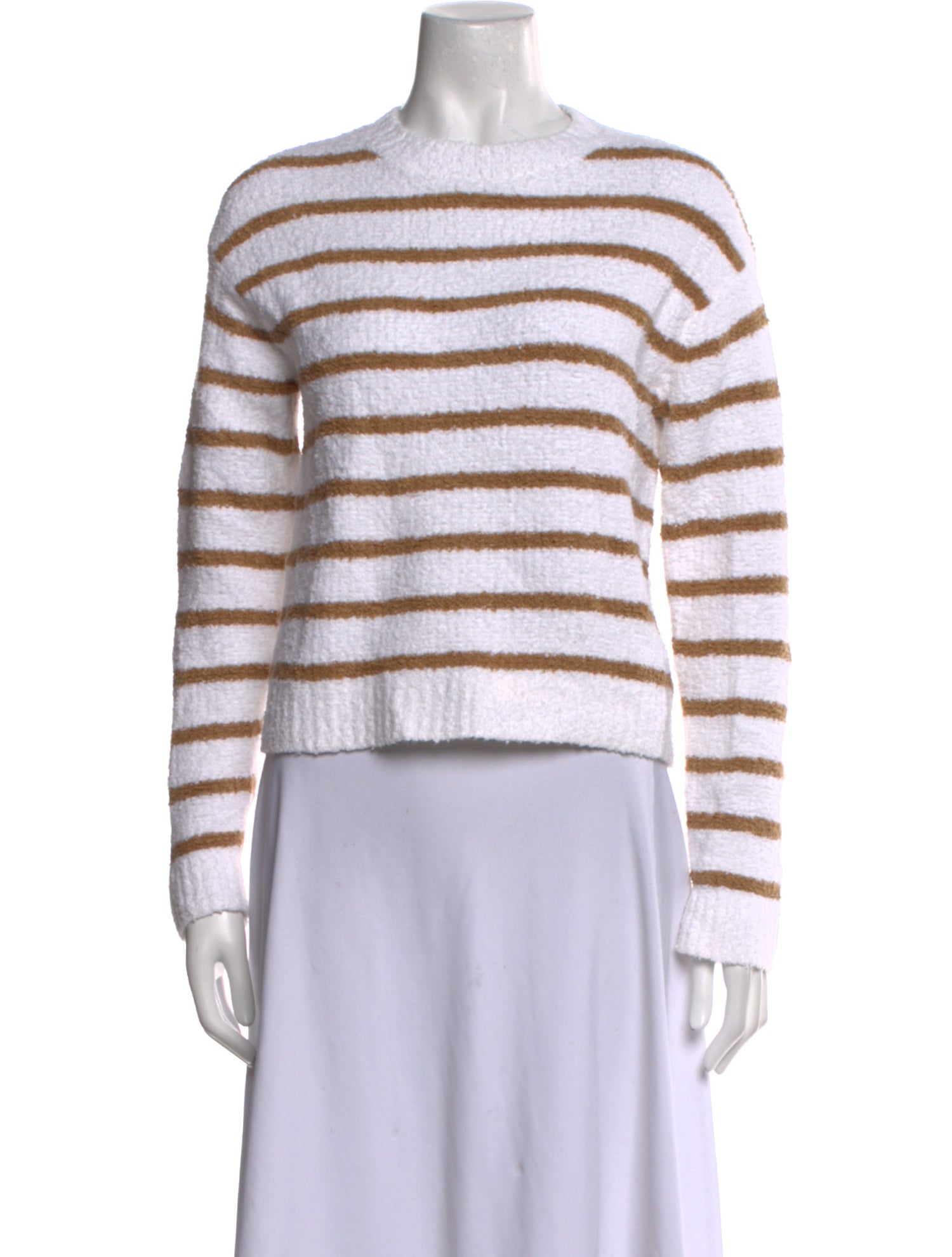 Vince Striped Crew Neck Sweater