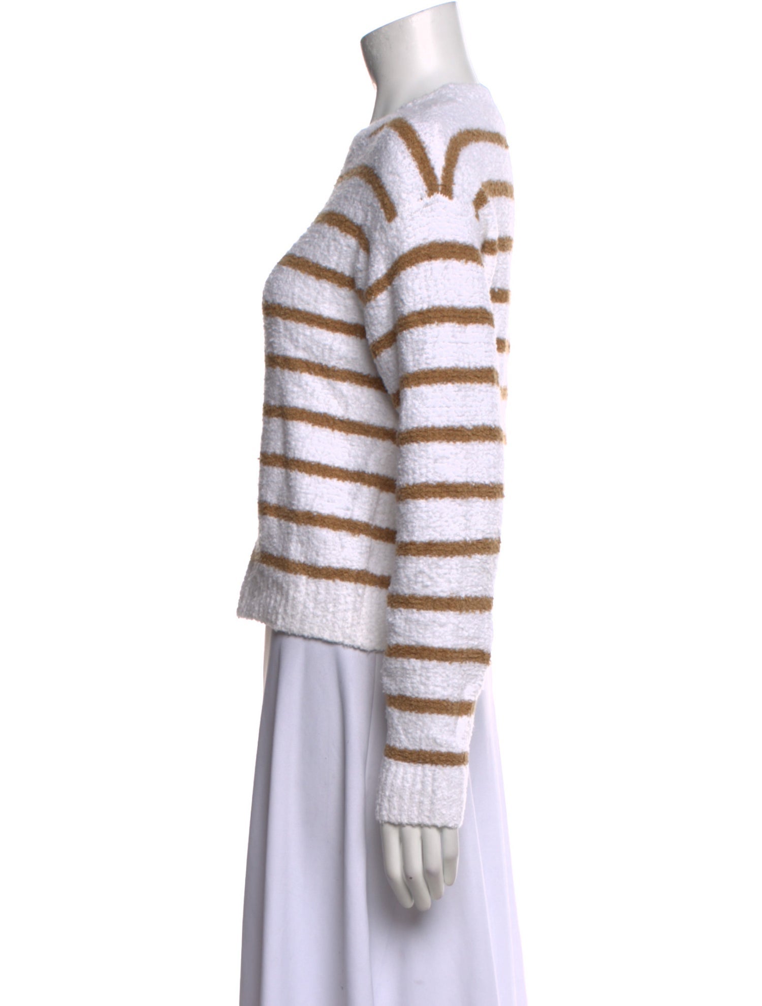 Vince Striped Crew Neck Sweater