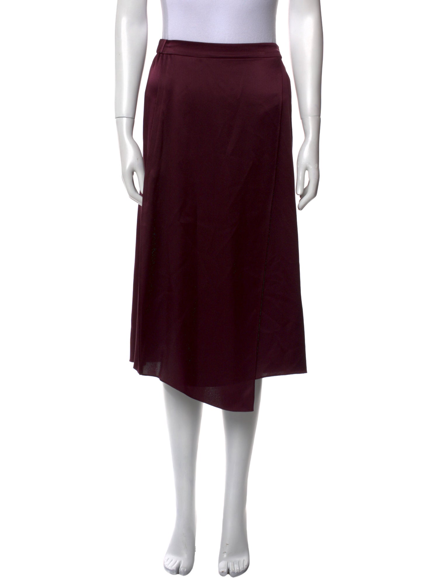 Vince Silk Midi Length Skirt