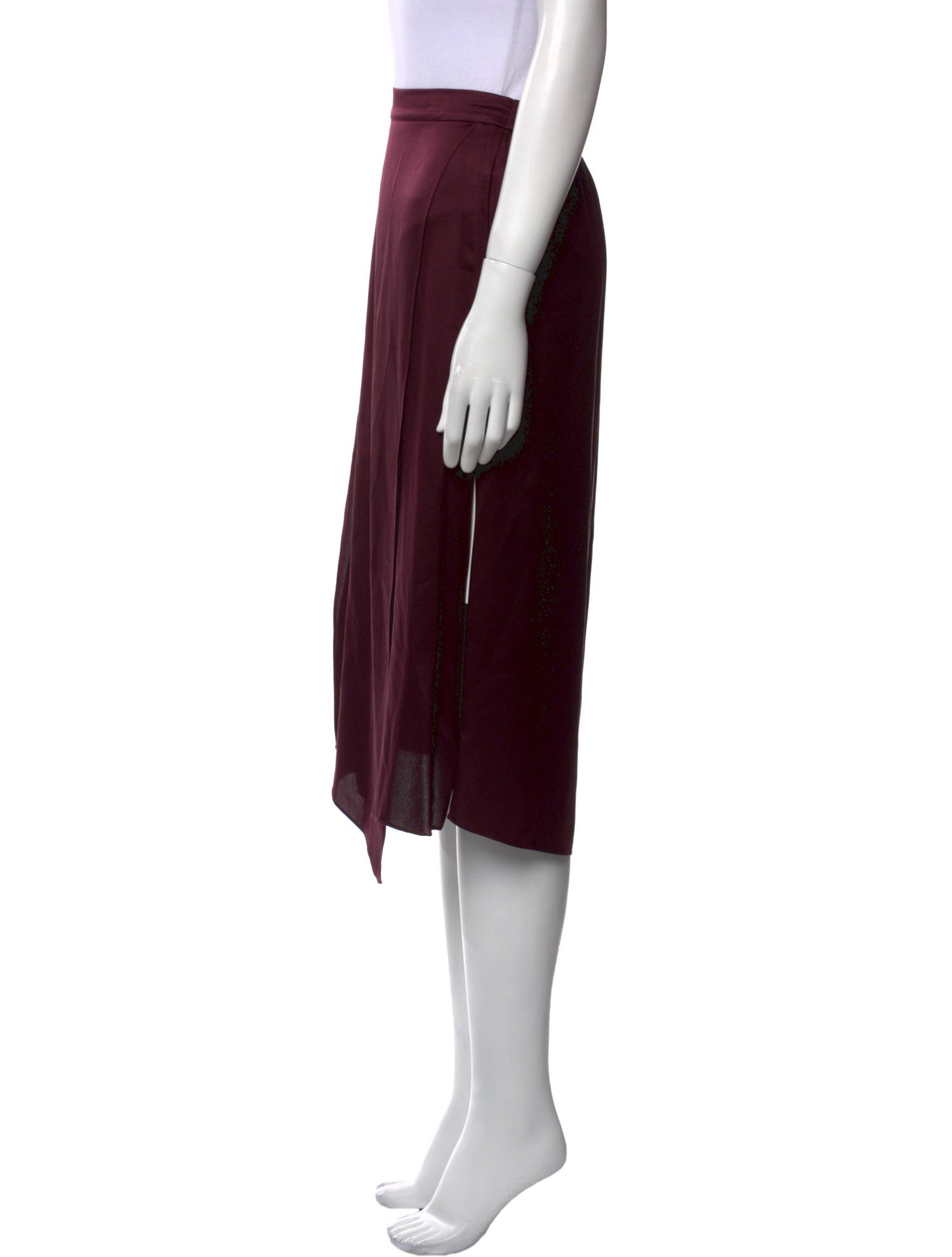 Vince Silk Midi Length Skirt