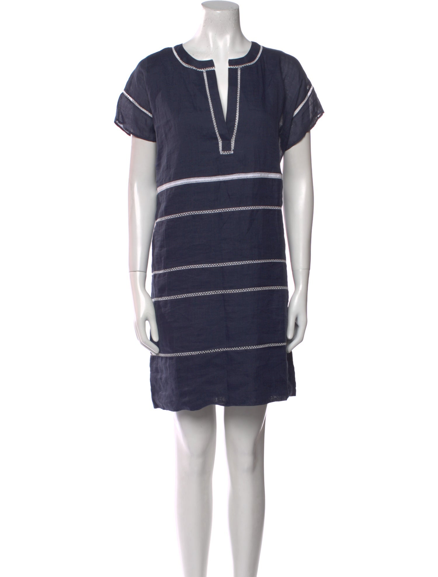 Vince V-Neck Mini Dress w/ Tags