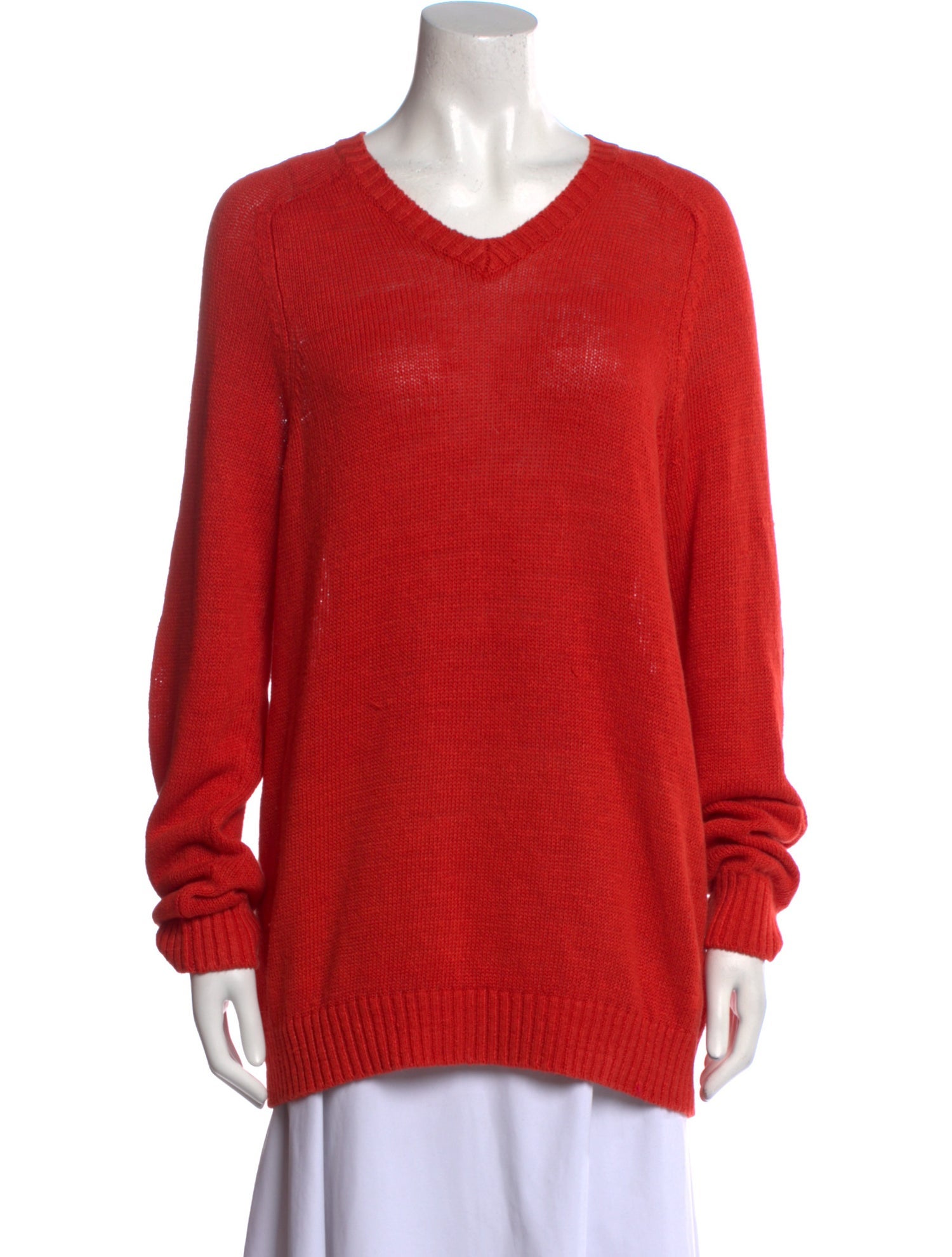 Vince Linen V-Neck Sweater