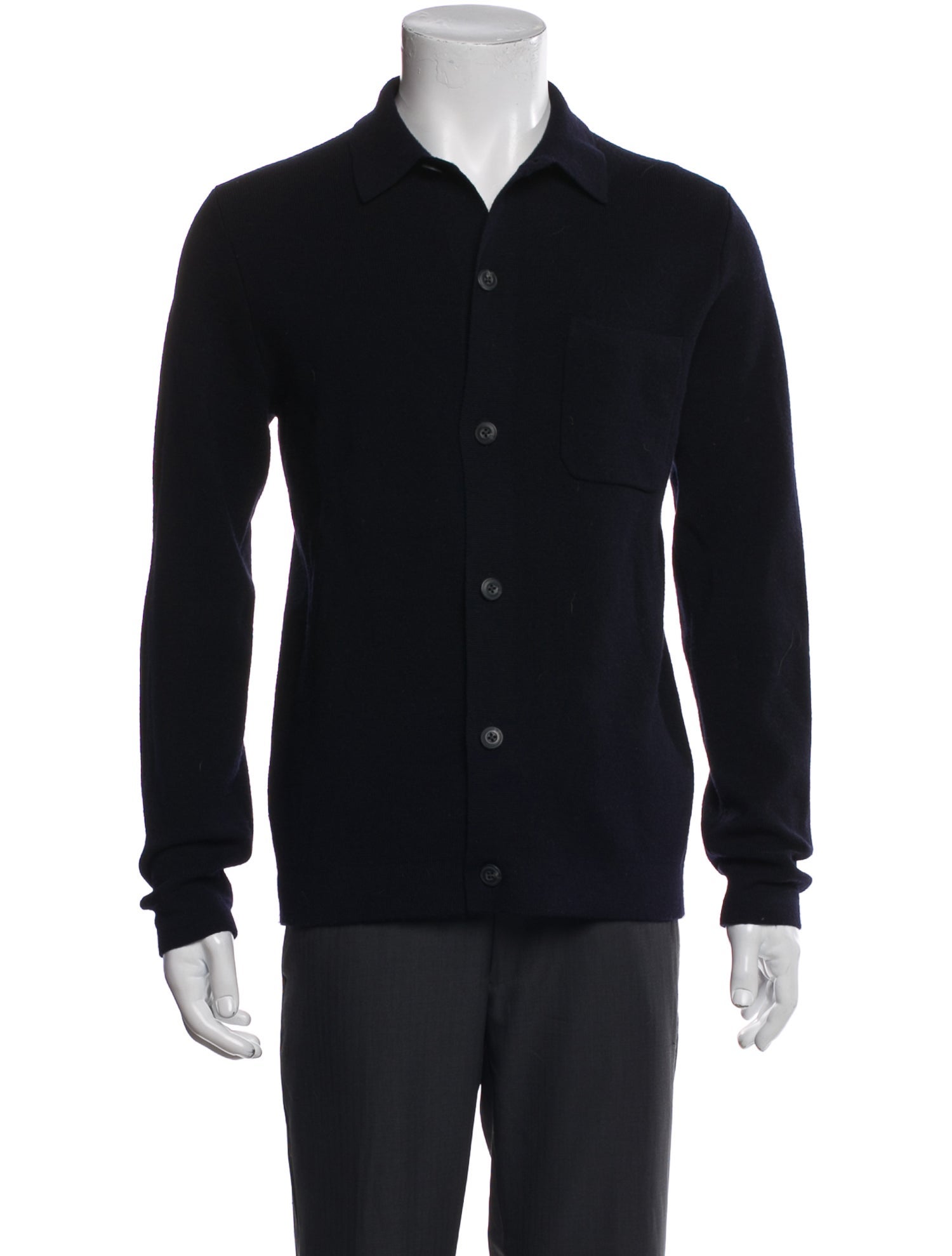 Vince Merino Wool Collar Cardigan