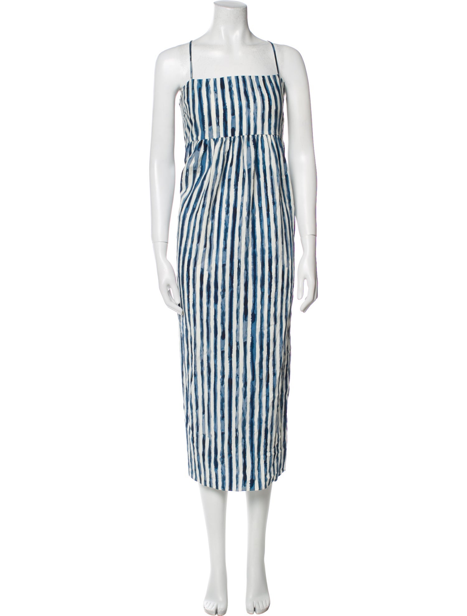 Vince Striped Long Dress