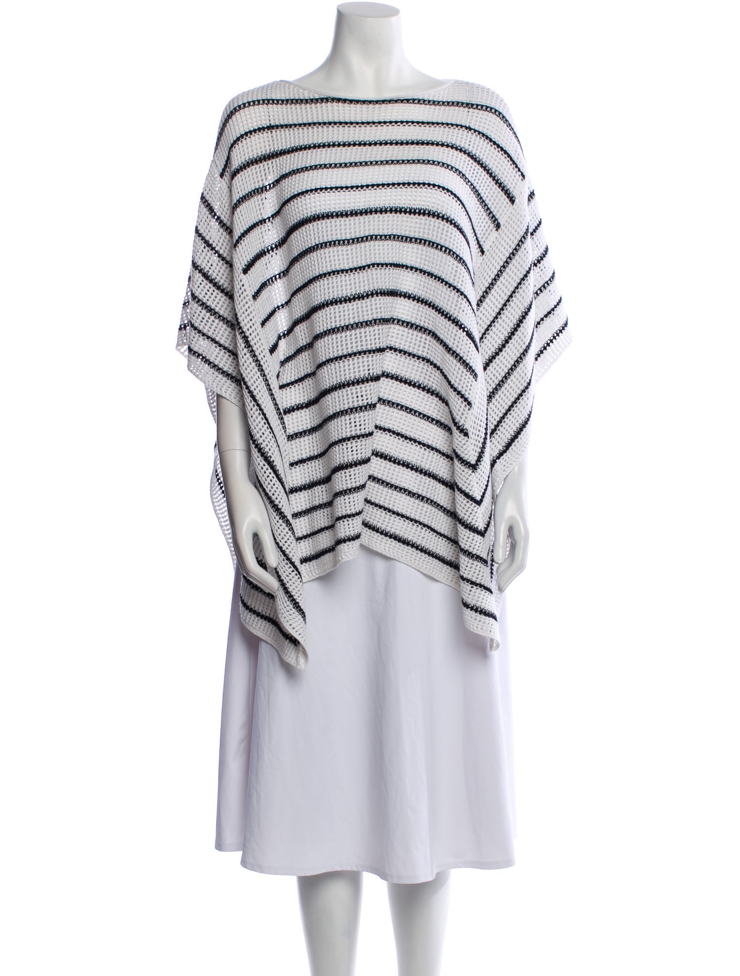 Vince Striped Bateau Neckline Sweater