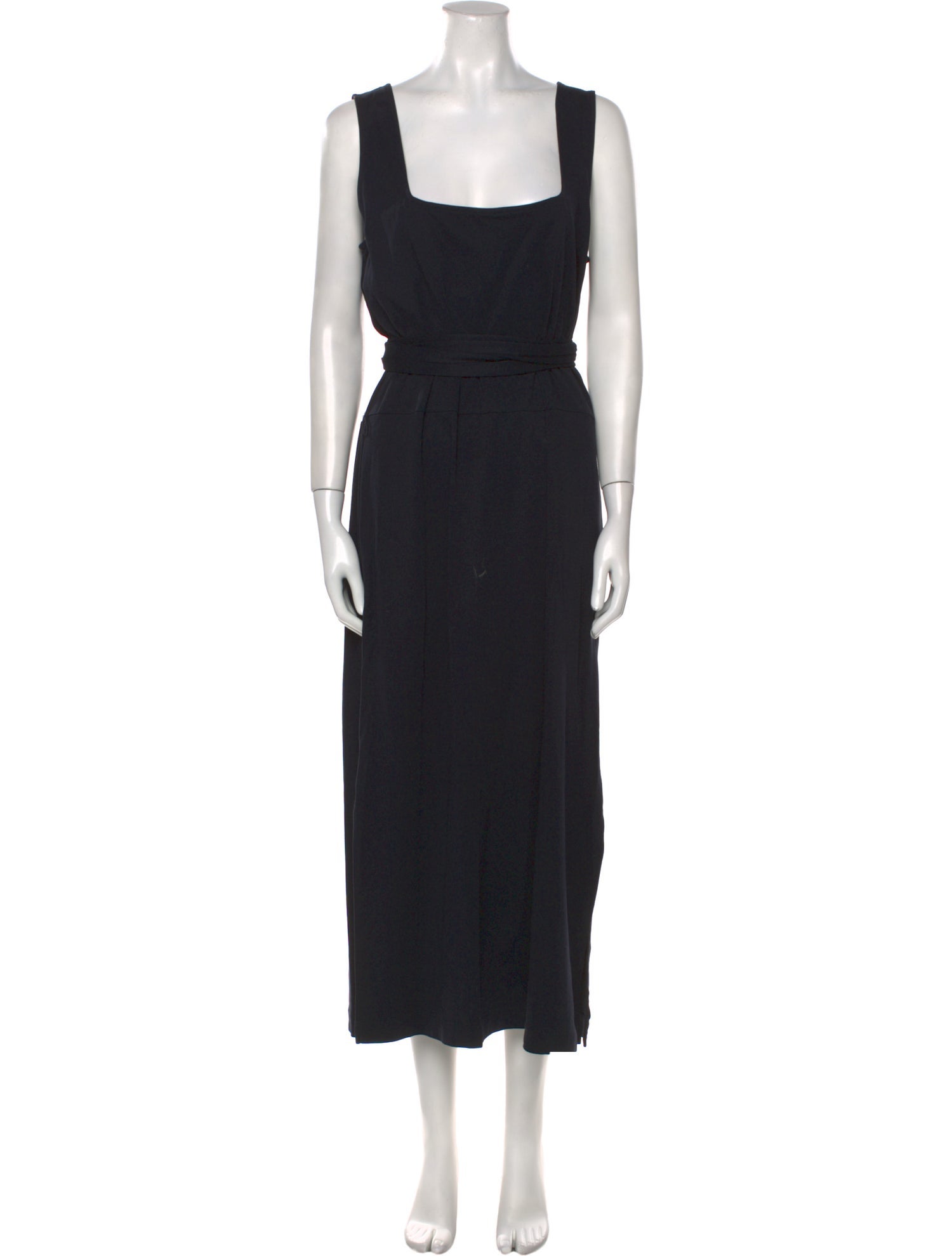 Vince Square Neckline Long Dress