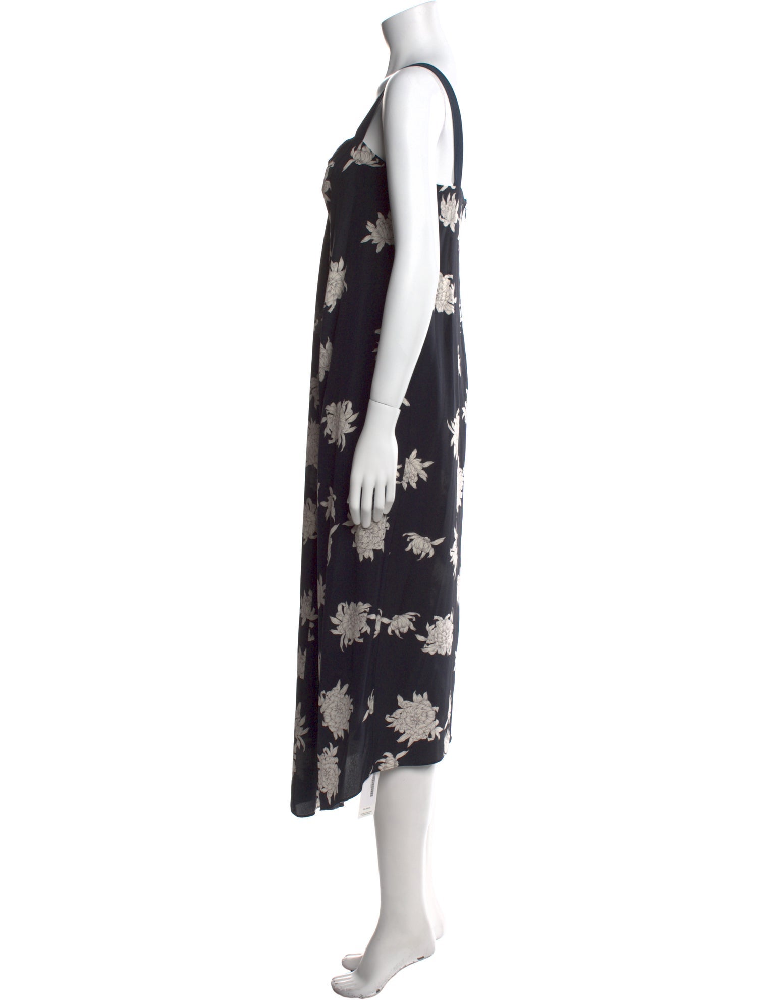 Vince Silk Midi Length Dress