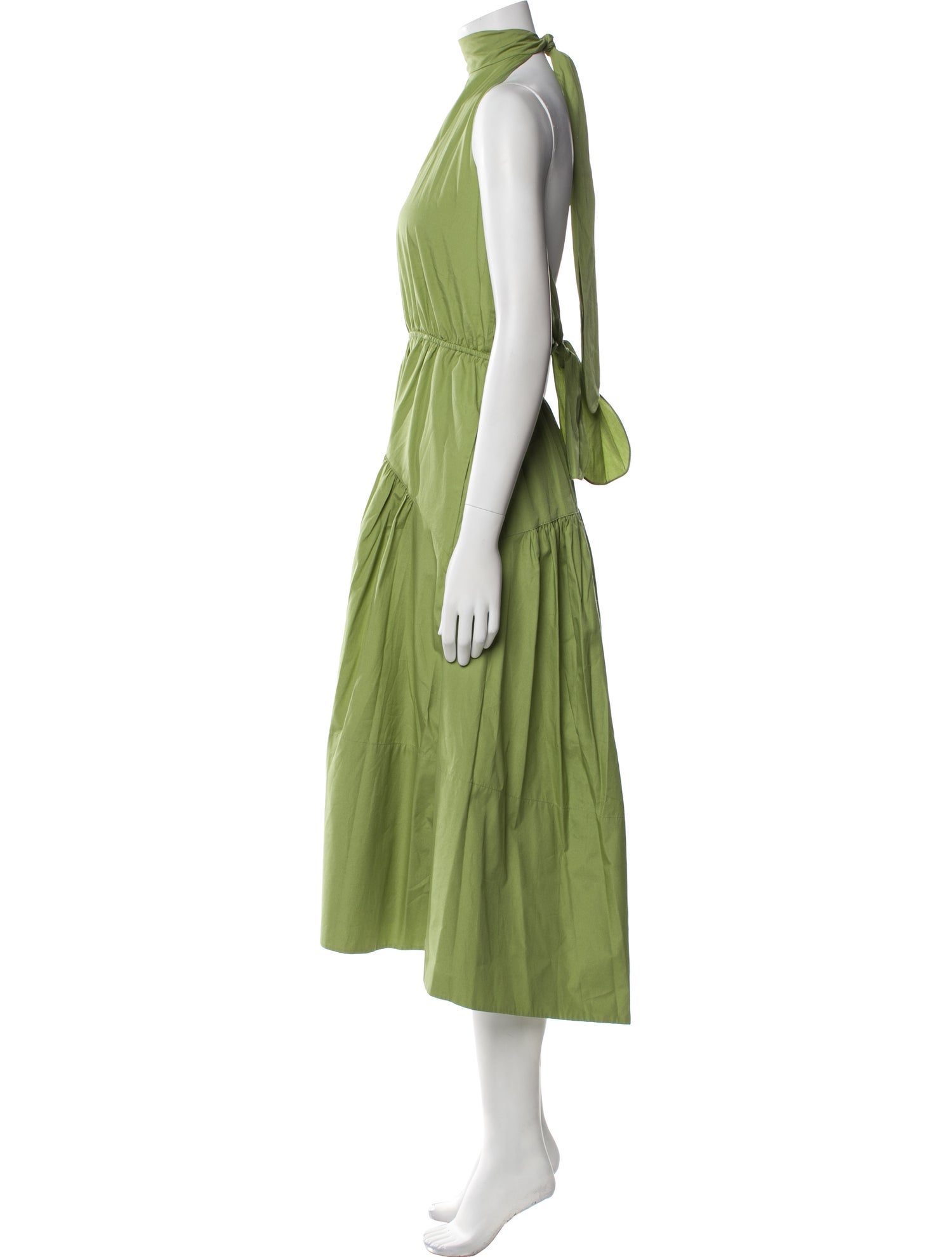 Vince Mock Neck Long Dress