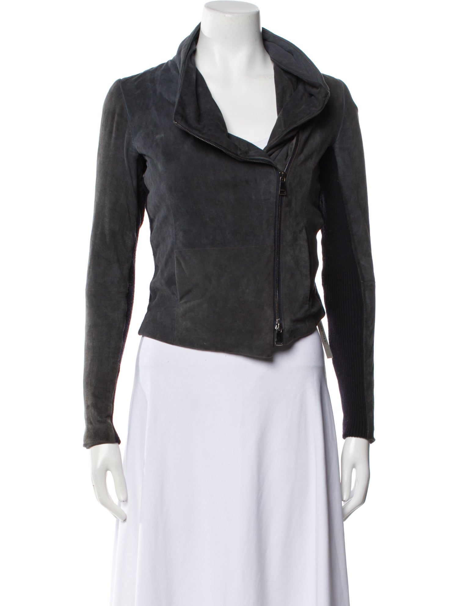 Vince Goat Leather Biker Jacket