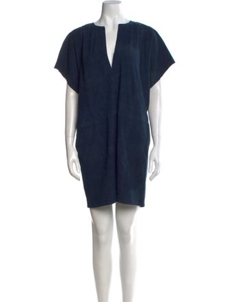 Vince Leather Mini Dress