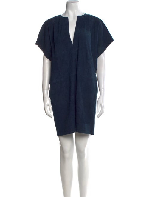 Vince Leather Mini Dress