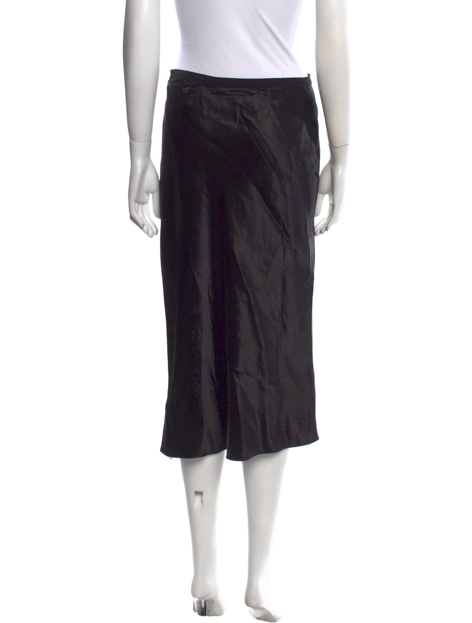 Vince Silk Knee-Length Skirt