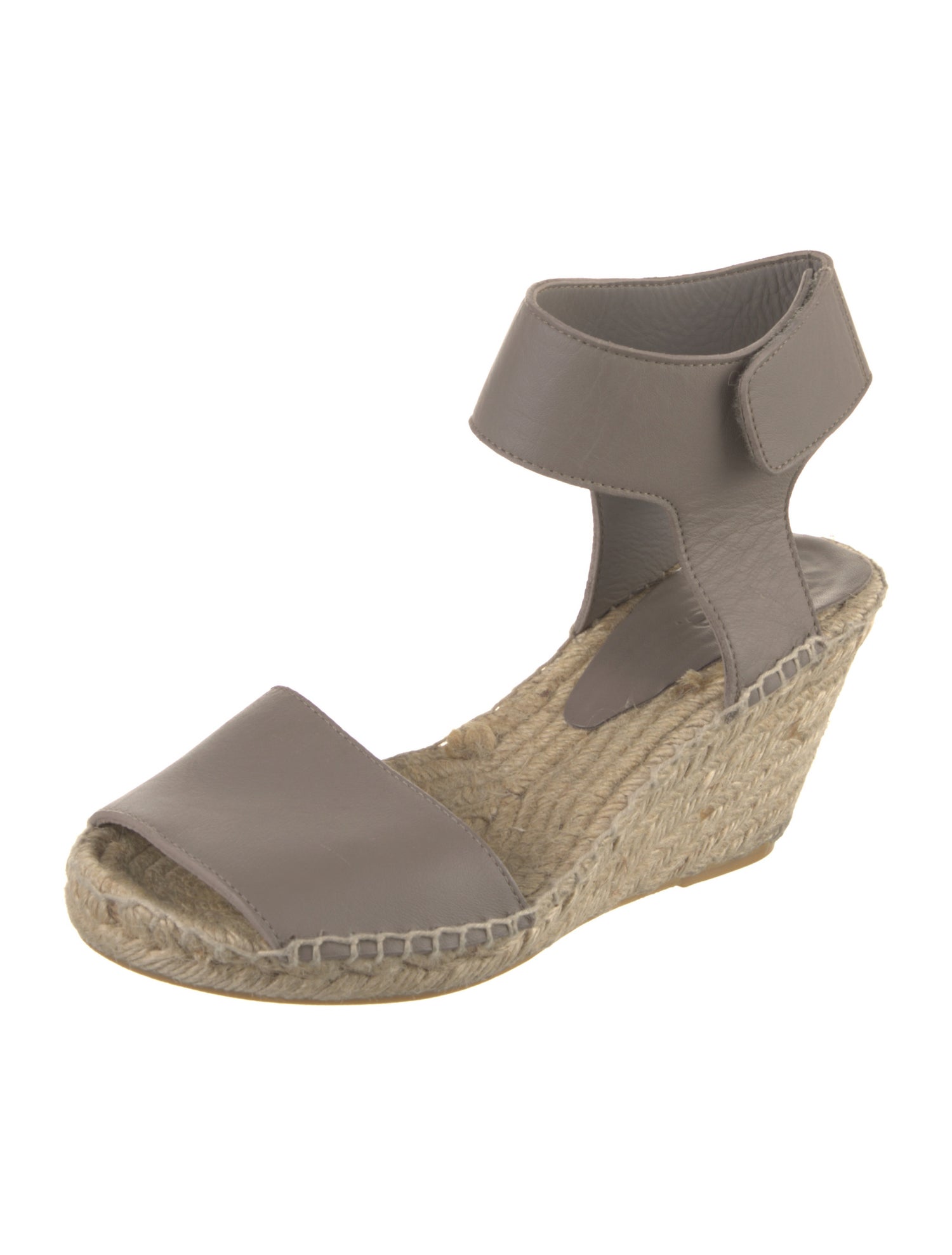 Vince Leather Braided Accents Espadrilles