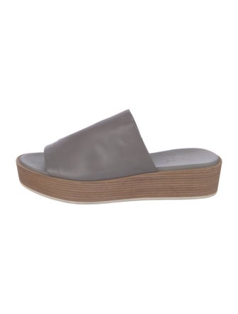 Vince Leather Slides