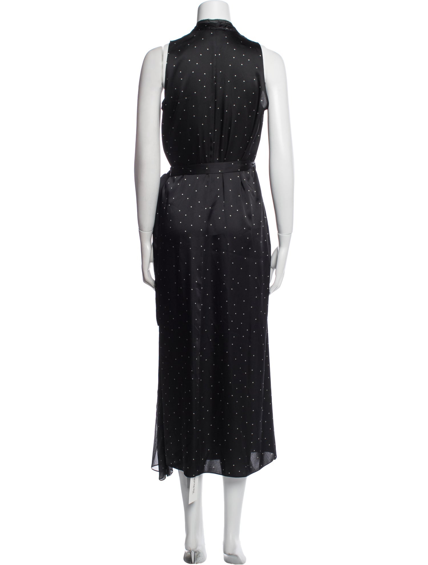 Vince Polka Dot Print Long Dress