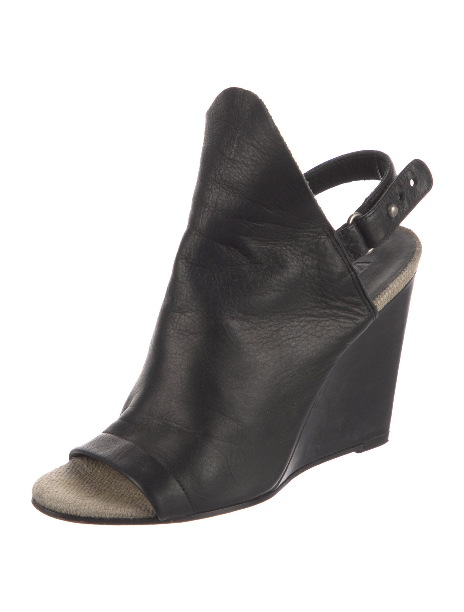 Vince Leather Slingback Sandals