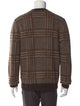 Vince Plaid Print Crew Neck Pullover