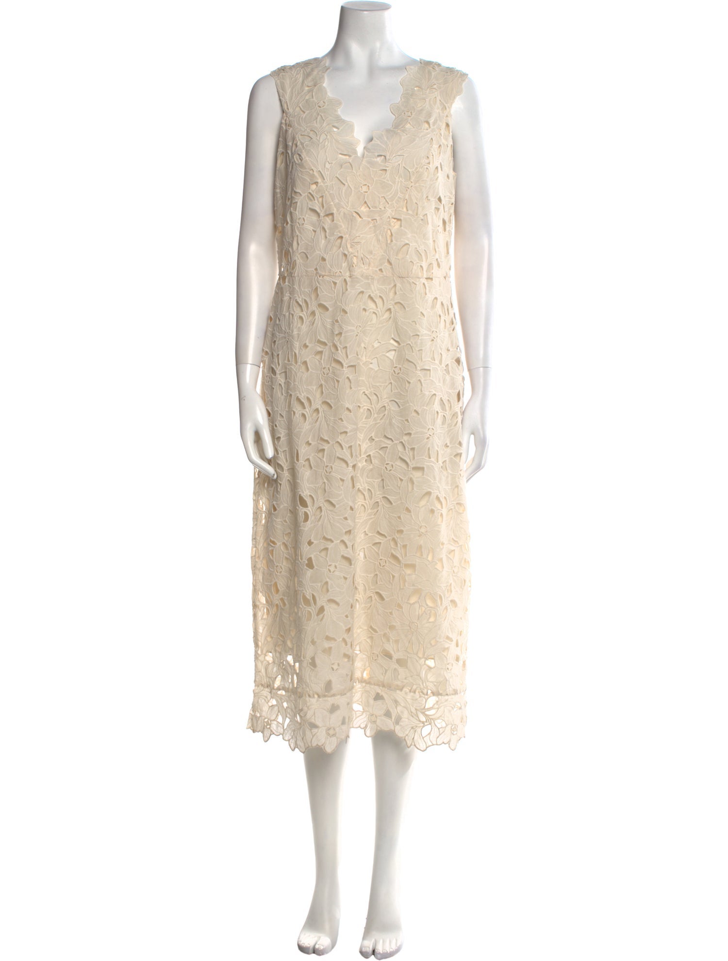 Vince V-Neck Long Dress