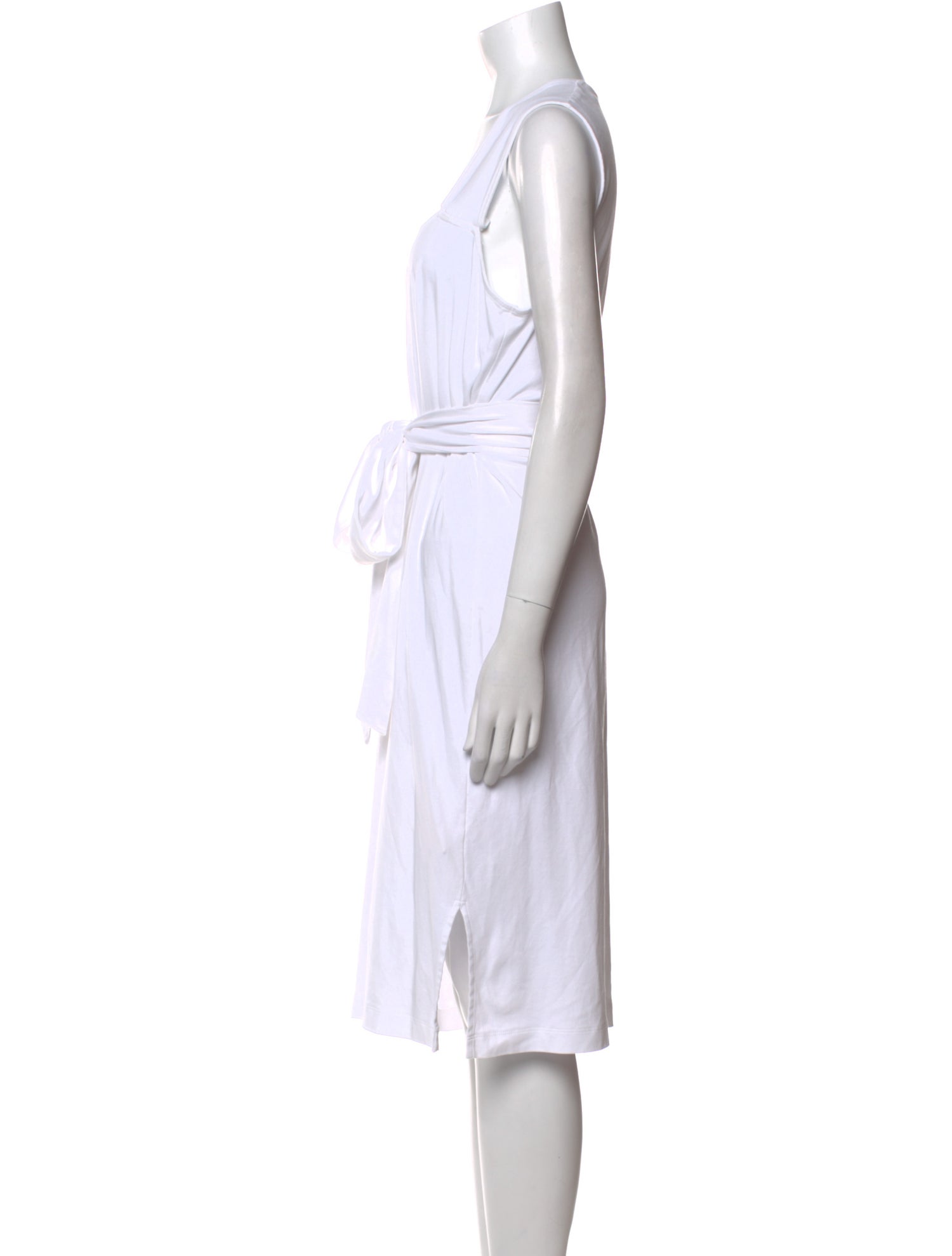 Vince Square Neckline Midi Length Dress