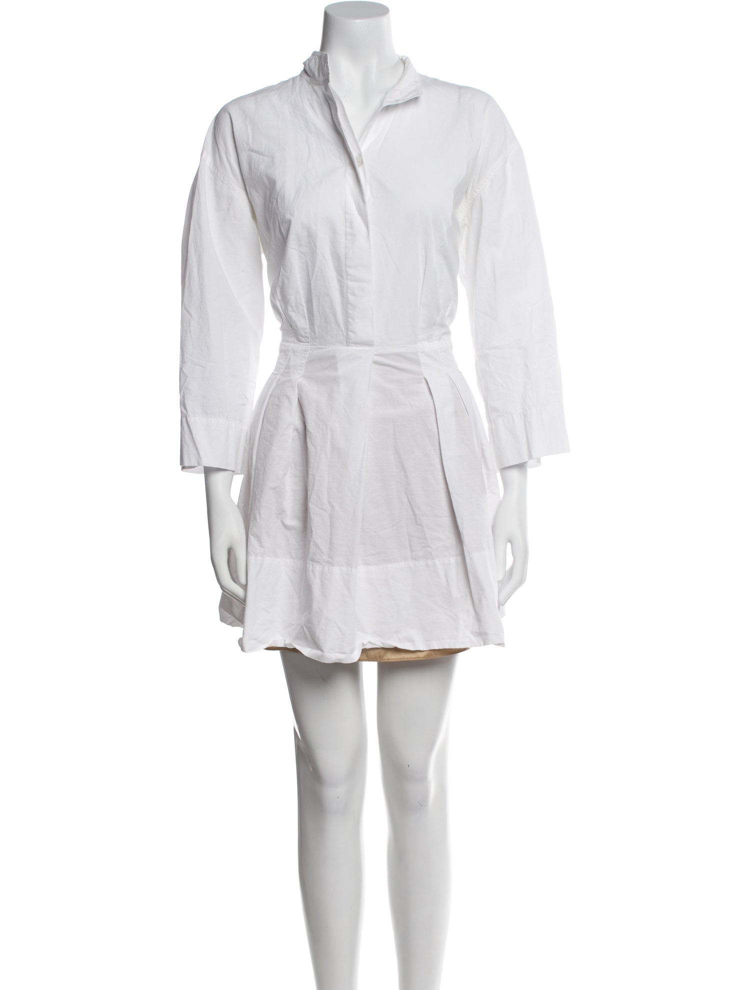 Vince Mock Neck Mini Dress