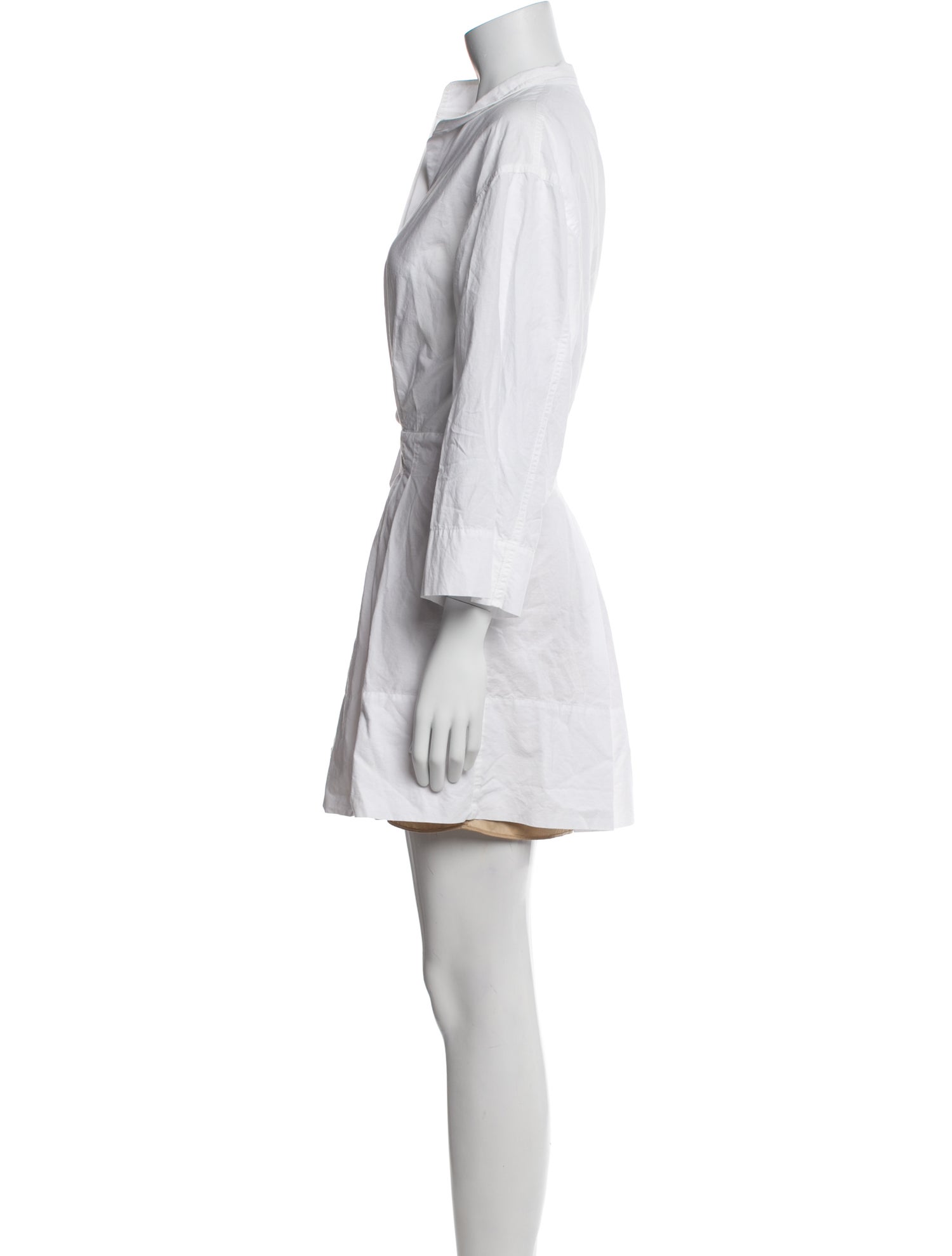 Vince Mock Neck Mini Dress