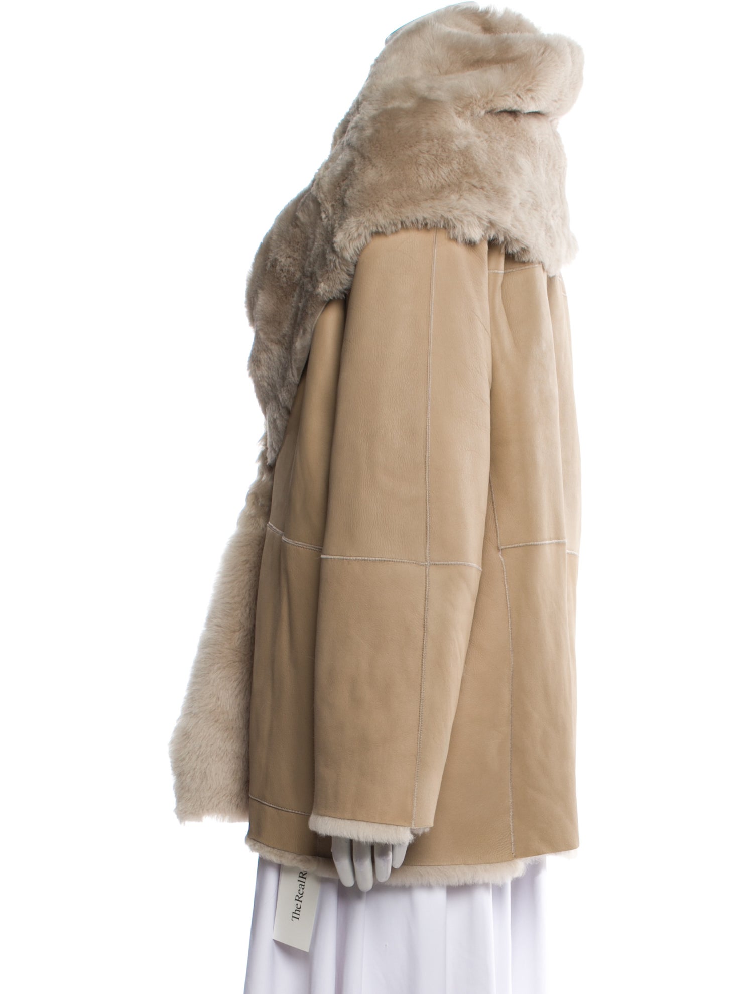 Vince Shearling Faux Fur Jacket