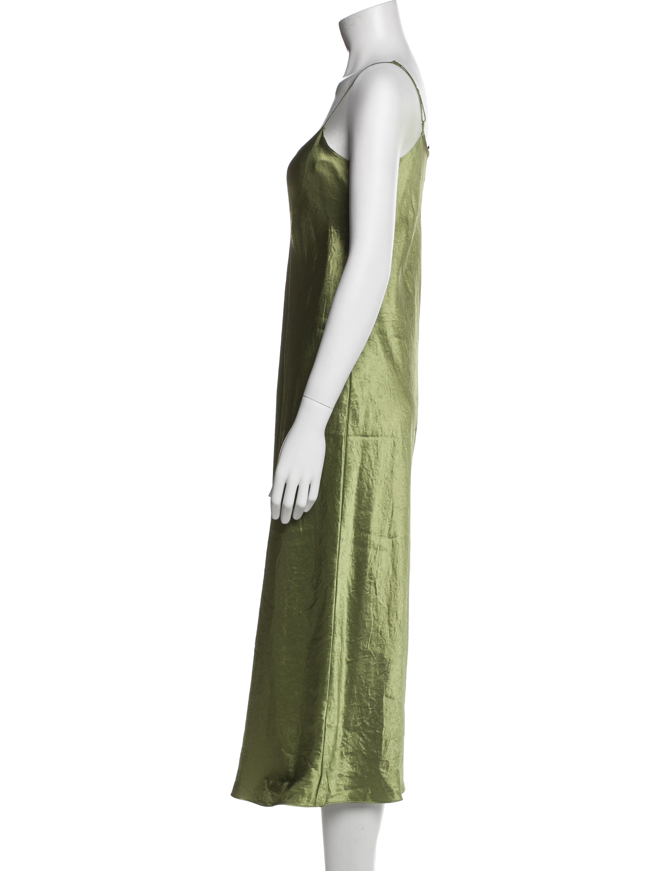 Vince Scoop Neck Midi Length Dress