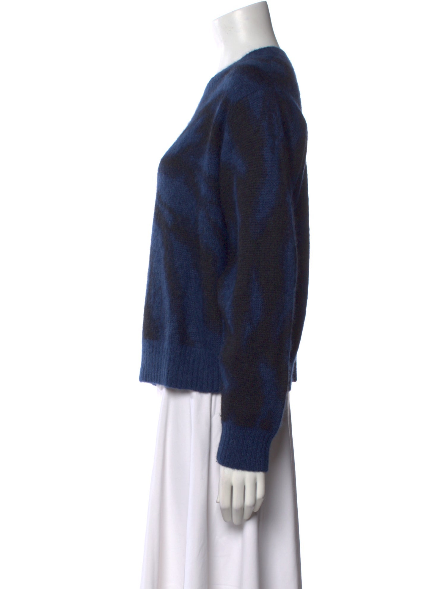 Vince Printed Crew Neck Sweater