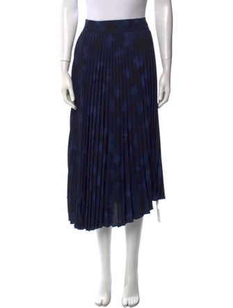 Vince Printed Midi Length Skirt