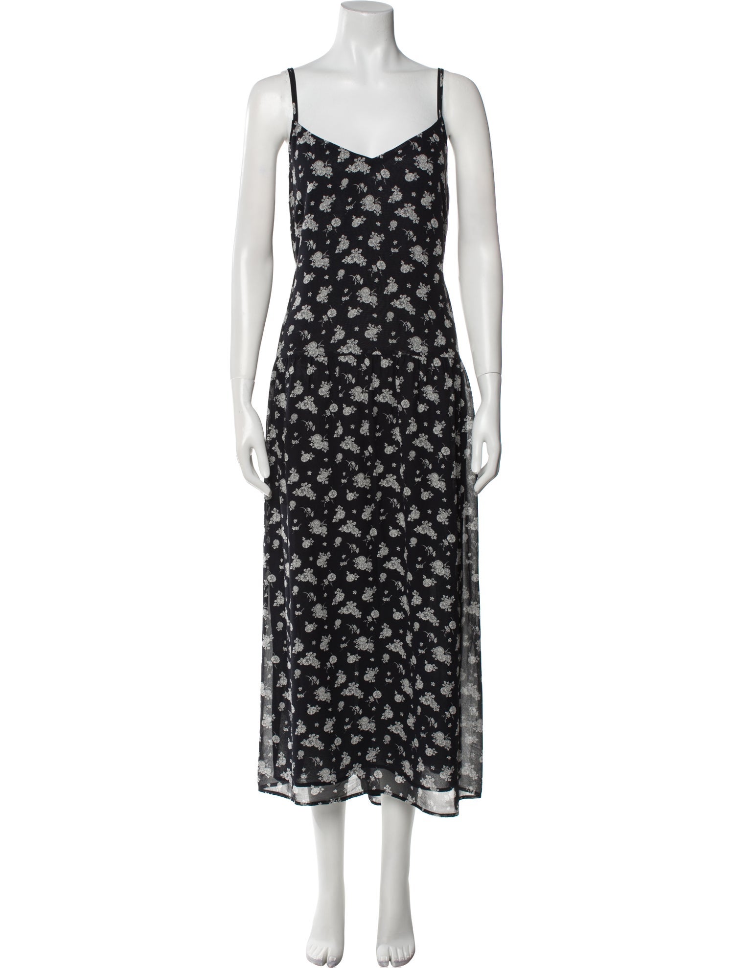 Vince Silk Long Dress