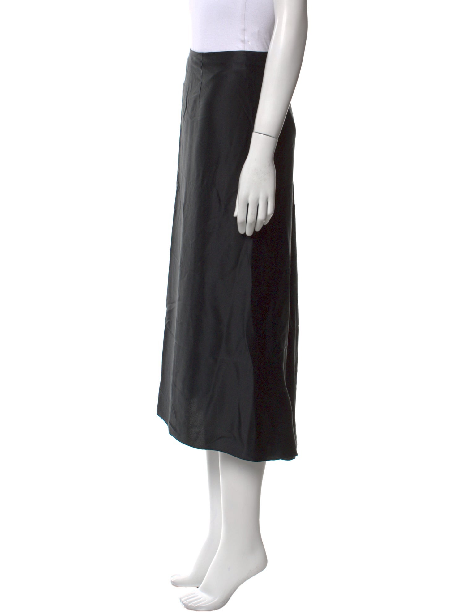 Vince Silk Midi Length Skirt