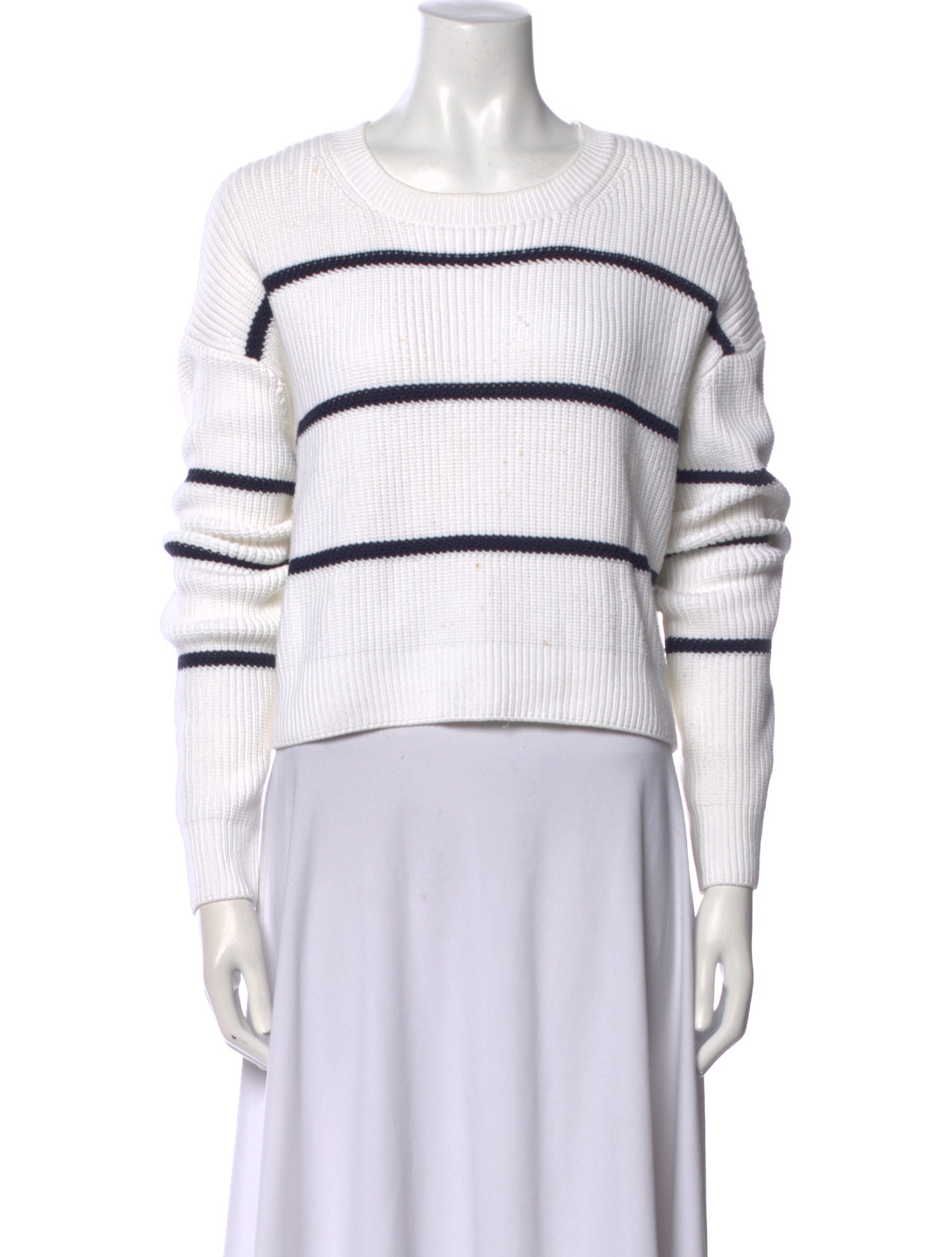 Vince Striped Crew Neck Sweater