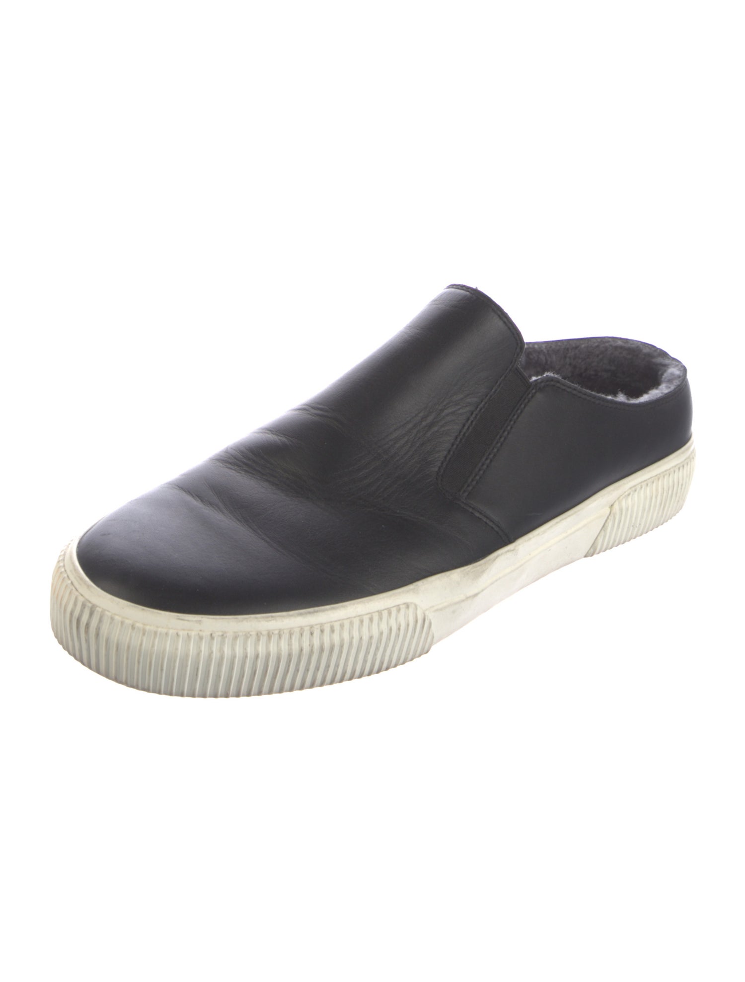 Vince Leather Slippers