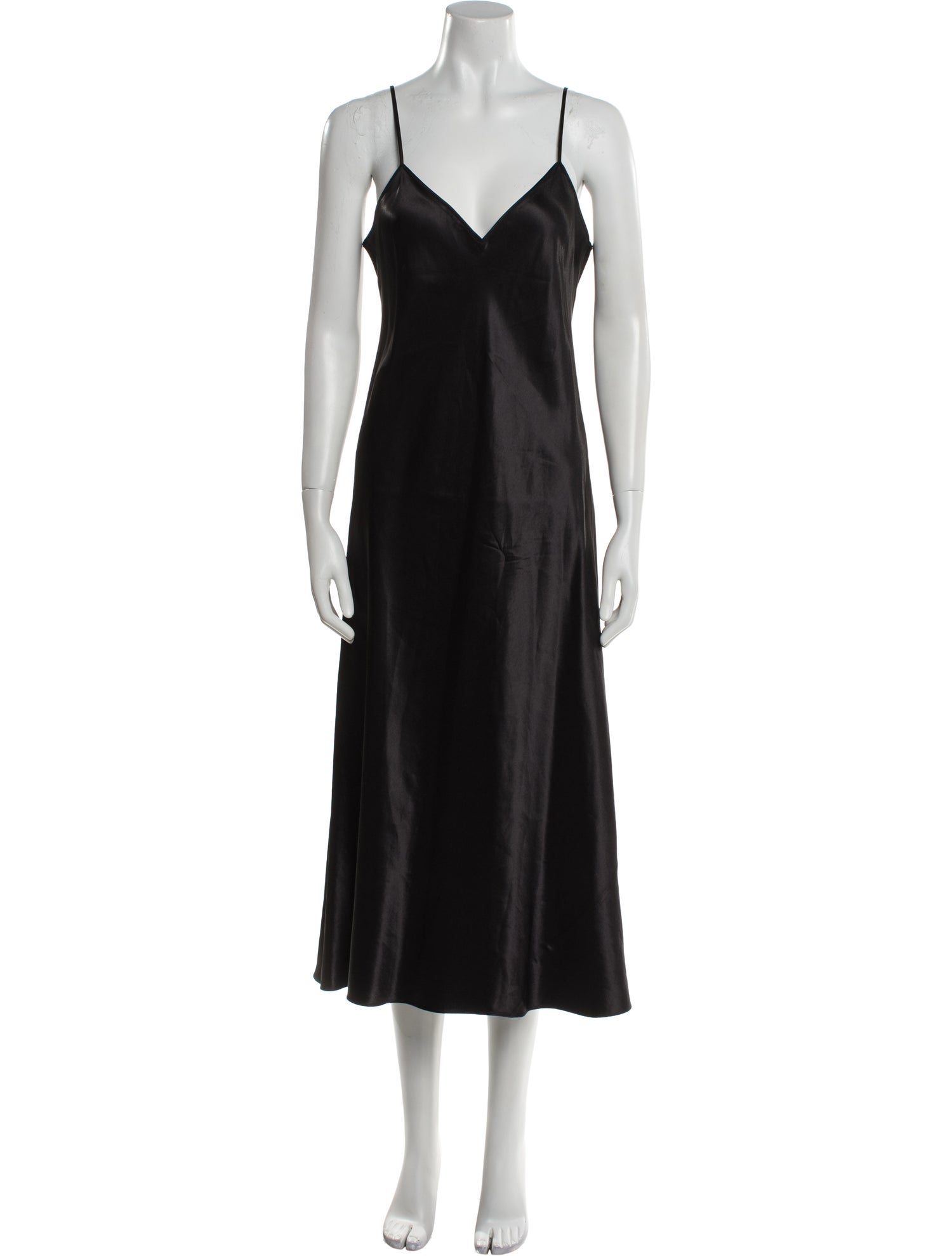 Vince V-Neck Midi Length Dress