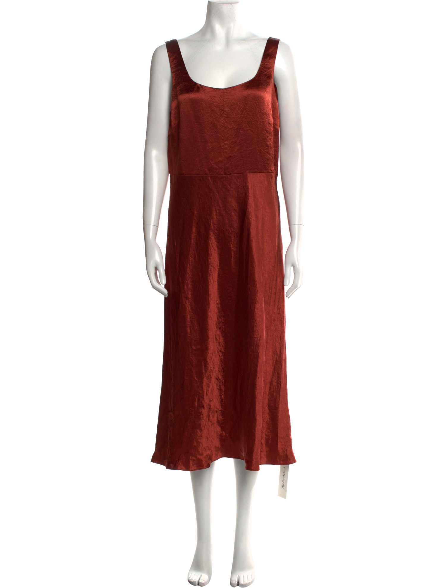 Vince Scoop Neck Long Dress