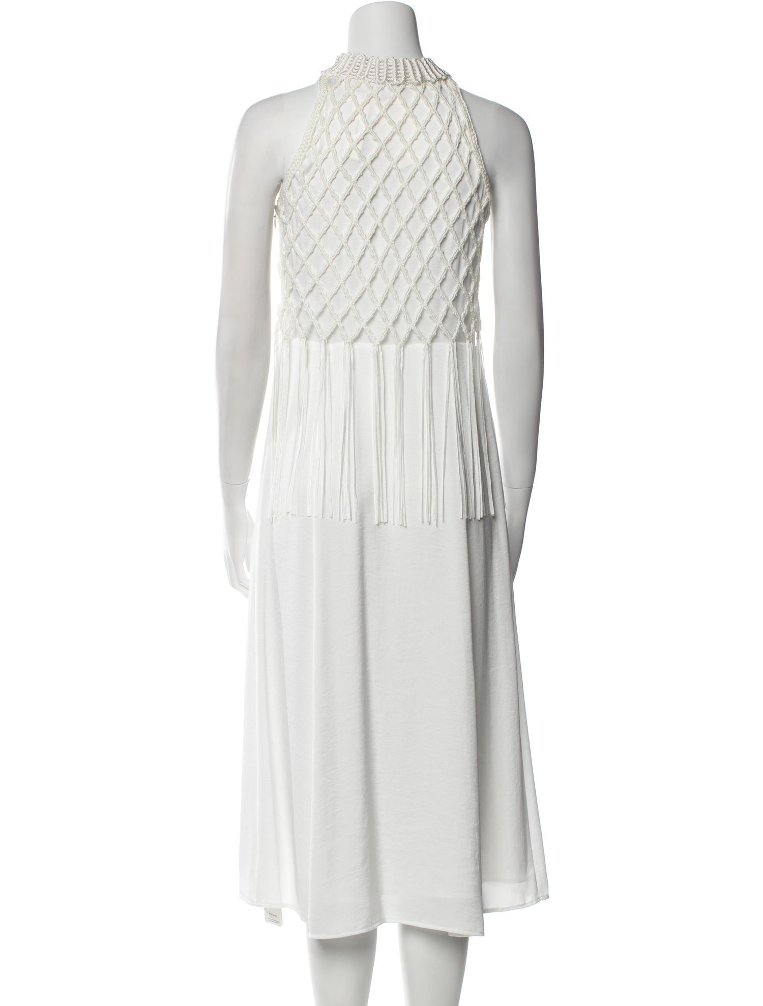 Vince Mock Neck Midi Length Dress