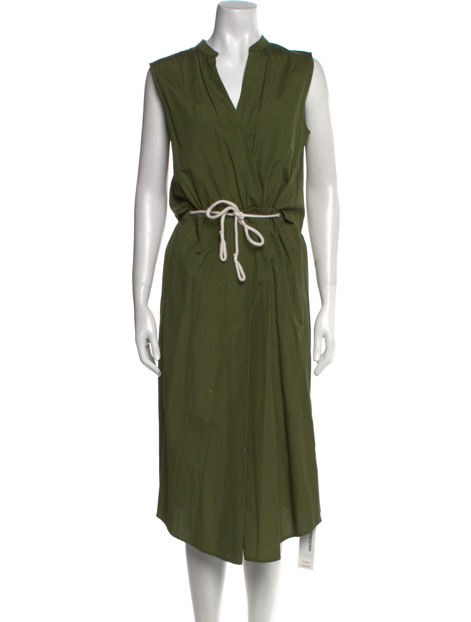 Vince V-Neck Long Dress